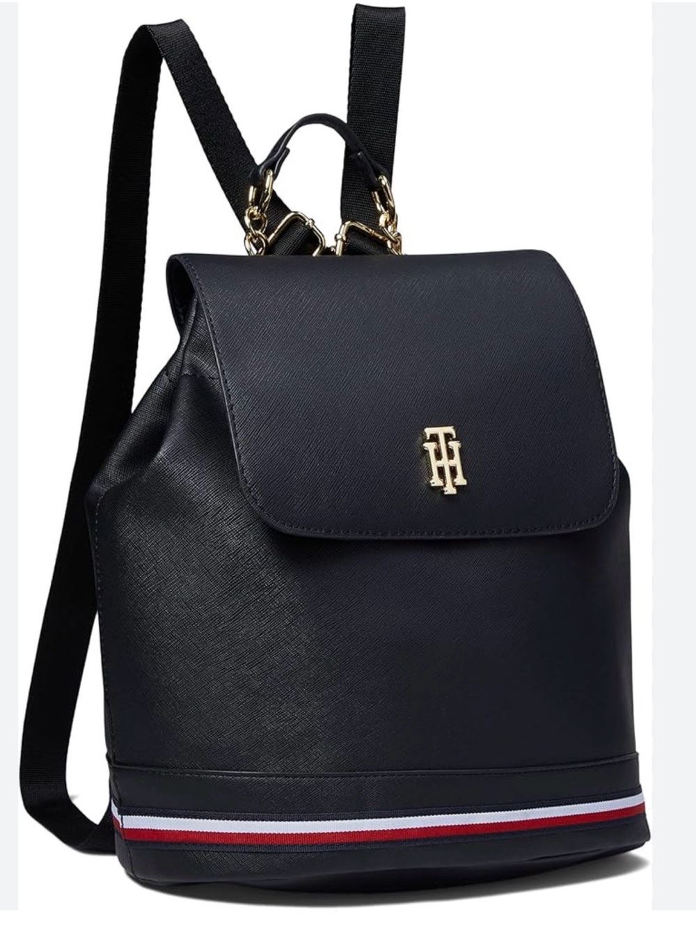 Tommy Hilfiger Joy II Flap Backpack black